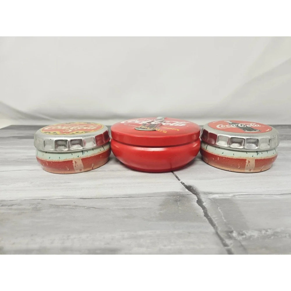 Vintage 3 Coca Cola Novelty Candles Classic Soda Coke ScenTins Potpourri Cin App
